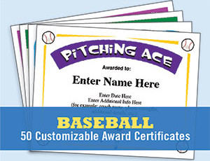 baseball certificates image