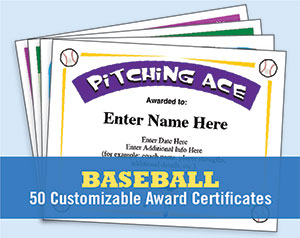 Baseball Certificates image