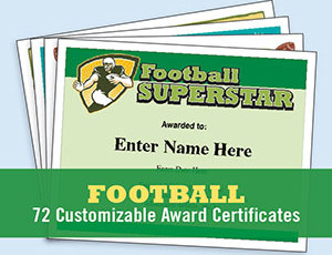 football certificates image