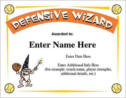Defensive Wizard Certificate