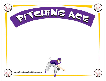 Pitching Ace Award FREE
