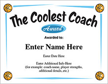 coolest coach award image
