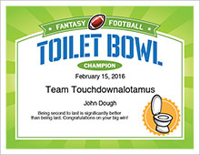 Toilet Bowl Champion
