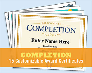certificate of completion bundle image
