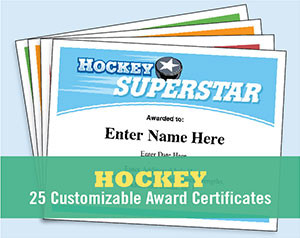 hockey certificates image